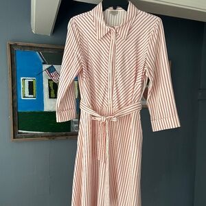 Cremieux Striped Dress - size 8
